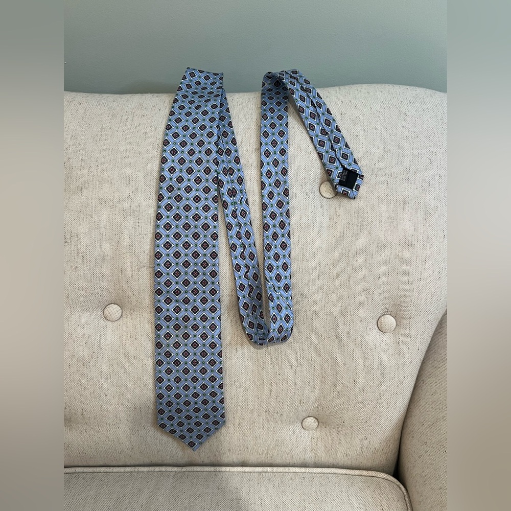 Cape Cod Neckwear | 100 % Silk | Blue Green Red | Great Condition